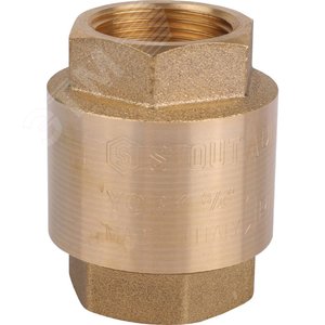 Клапан обратный пружинный муфтовый 3/4' с пластиковым седлом