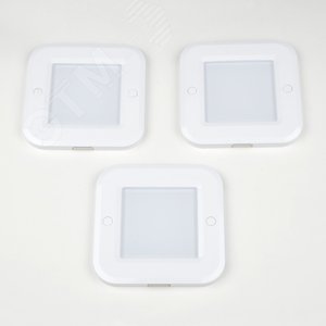 ULM-F41-6W/4200K/DIM SENSOR IP20 WHITE Светильник светодиодный накладной, ультратонкий с бесконтактным выключателем, диммер. Квадратный. 85х85х6,5мм. 255Lm. Белый. ТМ