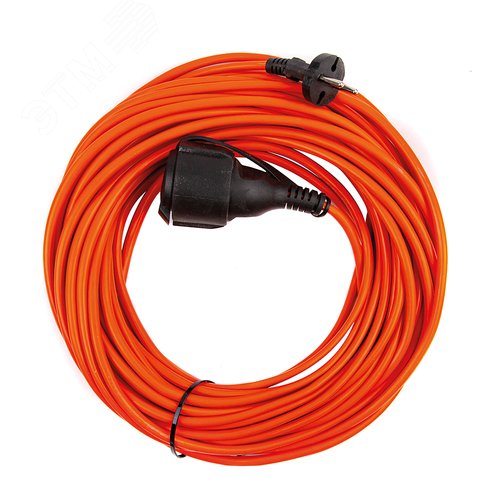 Удлинитель-шнур 1-местный ПВС б/з 2х1,5мм2 IP54 30 м 16 А Standart STD08-21-30