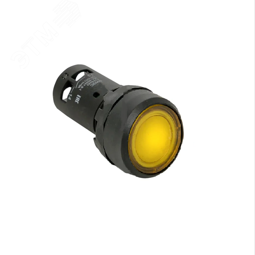 Кнопка с фиксацией с подсветкой OptiSignal Compact D22 C7-PHL-M510 желтая 1НО 230 В AC XB7NJ05M1