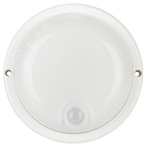 Светильник ЖКХ LED SPB-201-3-65K-008 8Вт 6500K 760Лм IP65 с ИК датчиком движения
