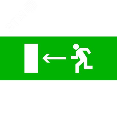 Пиктограмма 'Направление налево' 320х120мм дл EXIT, SAFEWAY-40
