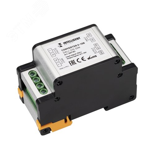 Конвертер 0-10В DALI-310-DIN AC 230V, DALI, 0-10 IARL