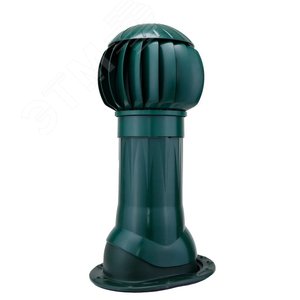 Комплект вентиляционной системы для фальцевой и битумной кровли, цвет Green