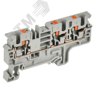 ARMAFIX Клемма пружинная Push-in CP-MC 3 вывода 4мм2 серая IEK