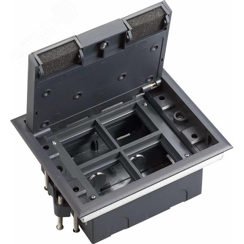 MultiDesk Люк на 8 модулей IP40 для фальшпола с монтажной коробкой, тип MDK10