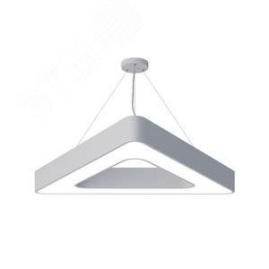 Светильник светодиодный Geometria Delta SPO-154-W-40K-042 42Вт 4000К 2300Лм IP40 800*800*80 белый подвесной
