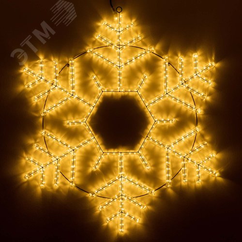 Фигура ARD-SNOWFLAKE-M10-1000x900-576LED Warm 230V, 35W Ardecoled, IP65
