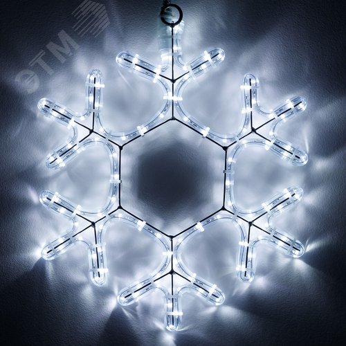 Фигура ARD-SNOWFLAKE-M7-450x375-126LED White 230V, 7.5W Ardecoled, IP65