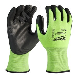 Перчатки защитные Hi-Vis Cut level (Хай Виз Кат Левел) 3/C, L/9