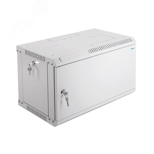 Шкаф телекоммуникационный настенный разборный 6U (600х350) дверь металл