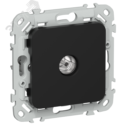 FLITE Розетка TV оконечная тип F РТВф-1-1-1-ФлЧ черный IEK