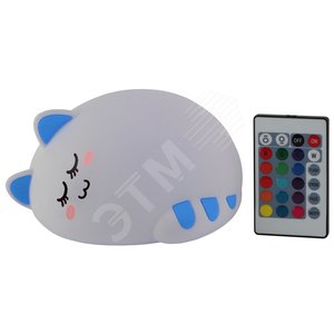 Светильник настольный NLED-415-2W-BU белый с синим