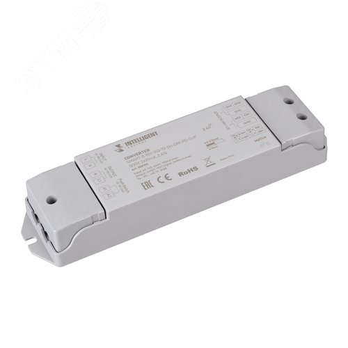 Конвертер 230 V 2x20 mA 2.4G IARL IP20 пластик 5 лет SMART-0-10V-302-72-SH-DRI-PD-SUF INTELLIGENT