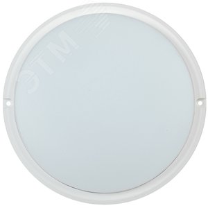 Светильник светодиодный ДПО 4004 18Вт IP54 4000K круг белый пластик IEK