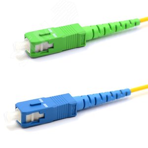 Патч-корд оптический переходной SM 9/125 OS2 SC/APC-SC/UPC S LSZH 10м,