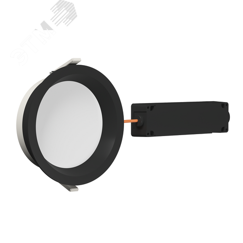 Аварийный светильник BS-DL-10-L1-LED V01 Black 3000K