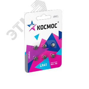 Батарейка G3 (L736/LR41/192/392) 1.5V Alkaline 6BL