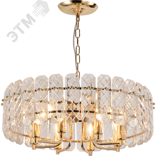 Люстра Sylvia 1049-308 8 х Е14 40 Вт хрусталь (Б0061220)