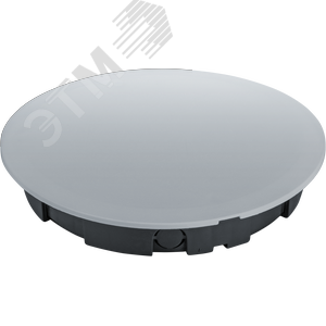 Коробка NSS-DB-SW-93-15-BL распаячная скрытого монтажа для твердых стен с крышкой черная d93х15