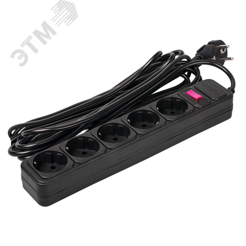 Фильтр сетевой ФАZА FOP-05GS-500-bk черный