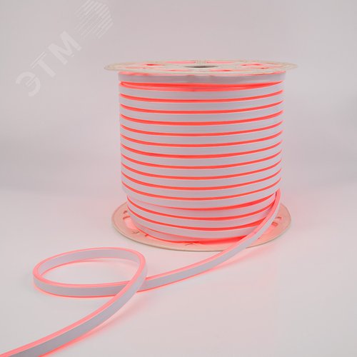 Неон гибкий LED SMD 8х16 мм, двухсторонний, красный, 120 LED/м, 100 м