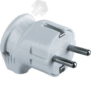 Вилка Navigator 61 362 NCA-PL04-16A-E-WH угловая с заземлением белая