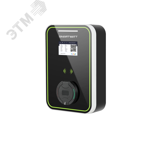 Зарядная станция для электромобиля SMARTWATT EVC, 22 кВт, коммерческая OCPP 1.6J, переменный ток, 3 фазы 380 В 32 А, розетка Type2, IP54