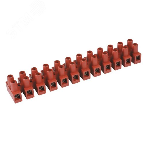 Клеммник 3П 150 градусов 450V 32A 4мм.кв фибергласс