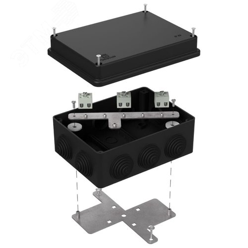 Коробка огнестойкая для о/п 40-0310-FR2.5-6 Е15-Е120 RAL9005 150х110х70 (6 шт/кор)