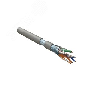 Витая пара F/UTP кат 5e 4 пары 24 AWG LSZH 305м серый