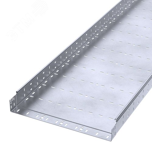 Лоток перфорированный Профи INOX (AISI 316) 500х80x3000 (2,0 мм) (6 м/уп)