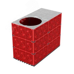 Кабельный колодец связи (ККС) пластиковый для кабельной канализации, 1500х750х1125 мм, под разгрузочную плиту