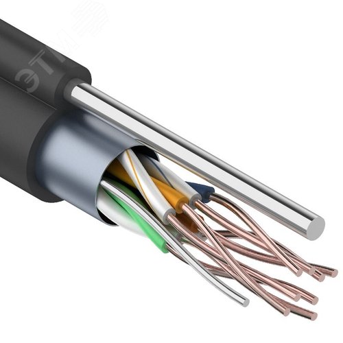 Витая пара F/UTP 4PR 24AWG наруж+ ТРОС 305м