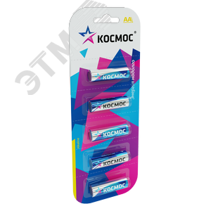 Элемент питания LR6 AA, Alkaline 1.5В, 5Bl
