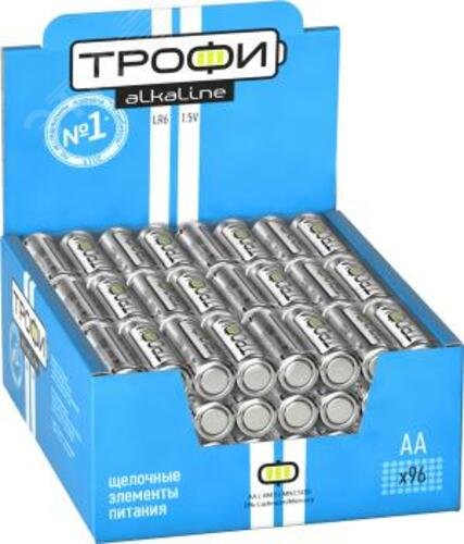 Батарейка Трофи LR6-4S promo-box ENERGY POWER Alkaline (96/384/18432)