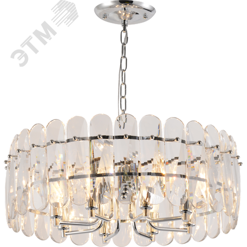 Люстра 8хЕ14 40Вт 1045-308 хрусталь Jade Rivoli