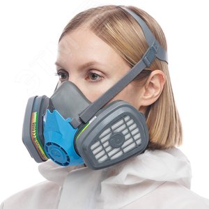 Респиратор в комплекте с фильтрами UNIX 1000 А1В1Е1К1 с Р3 (3 рост)