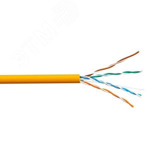 Витая пара U/UTP кат 5e 4х2х0.46 AWG24 Light LSZH нг(A)-HF