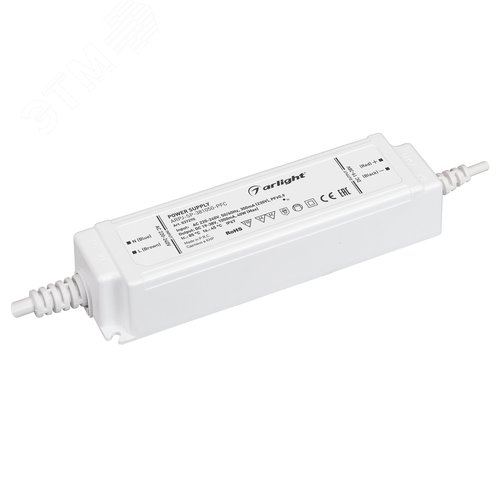 Блок питания ARPJ-SP-381050-PFC (40W, 19-38V, 1.05A) (IP67 Пластик, 5 лет)