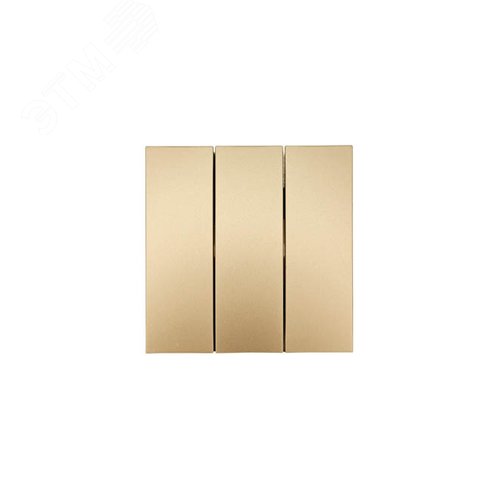 ZIMA Выключатель 3-кл., 10 А, механизм, золото Lezard 704-3688-109QC
