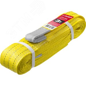 Строп текстильный петлевой, желтый, г/п 3 т, длина 6 м