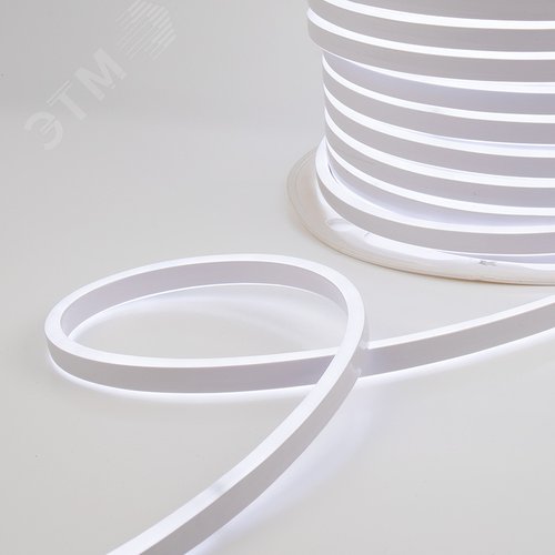 Неон гибкий LED SMD 8х16 мм, двухсторонний, белый, 120 LED/м, 100 м