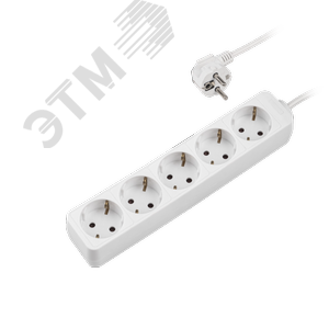 Удлинитель бытовой ФАZА FTG-05-300 5x3,0 с заземлением