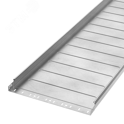 Лоток неперфорированный Профи INOX (AISI 304) 500х50x3000 (1,0 мм) (6 м/уп)