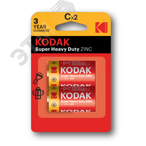Батарейка R14-2BL SUPER HEAVY DUTY Zinc [KCHZ-2] (20/200/8400)
