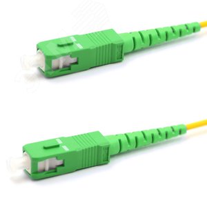 Патч-корд оптический соединительный SM 9/125 OS2 SC/APC-SC/APC S LSZH 2м,