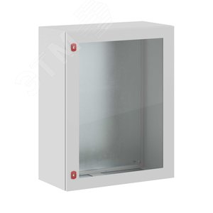 Щит с монтажной панелью ЩМП 1000x800x400мм  серия ST c прозрачной дверью