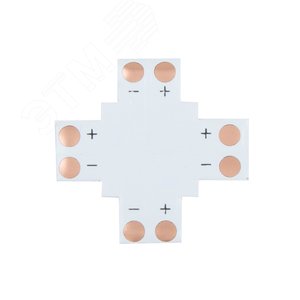 Плата соединительная (X) для одноцветных светодиодных лент шириной 8 мм LAMPER
