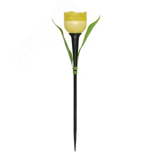 Светильник светодиодный садовый на солнечной батарее СОЛАР USL-C-452/PT305 YELLOW TULIP